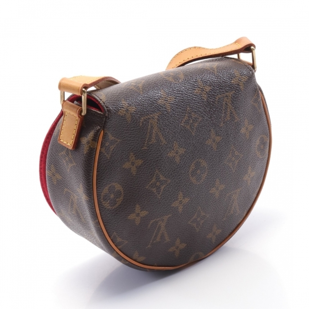 Louis Vuitton Tambourine Monogram Shoulder Bag Brown